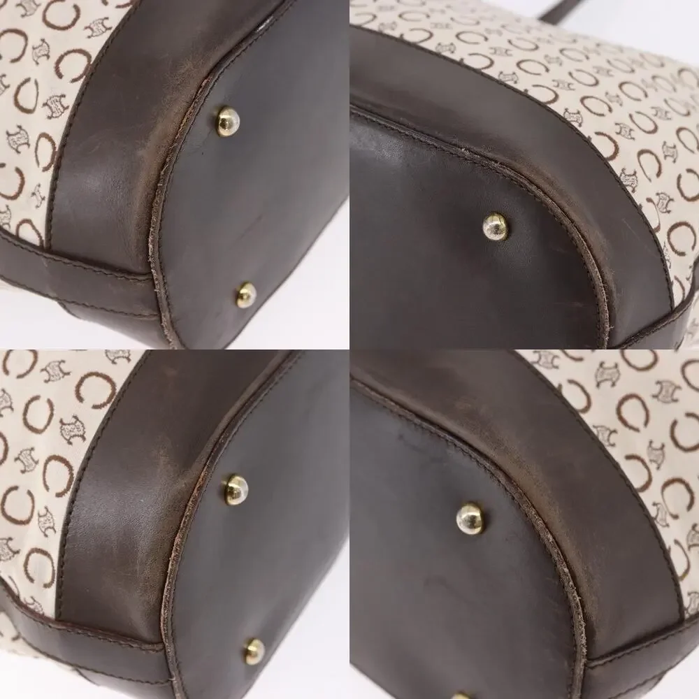 Celine C Macadam Tote White